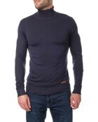 Pull col roulé Joshua bleu marine
