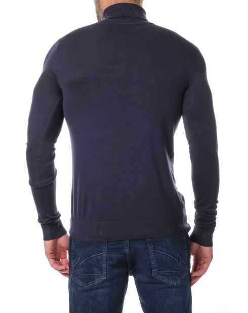 Pull col roulé Joshua bleu marine