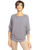 Pull Palmeras gris
