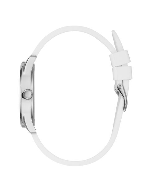 Montre Femme en Silicone Mini Imprint blanche