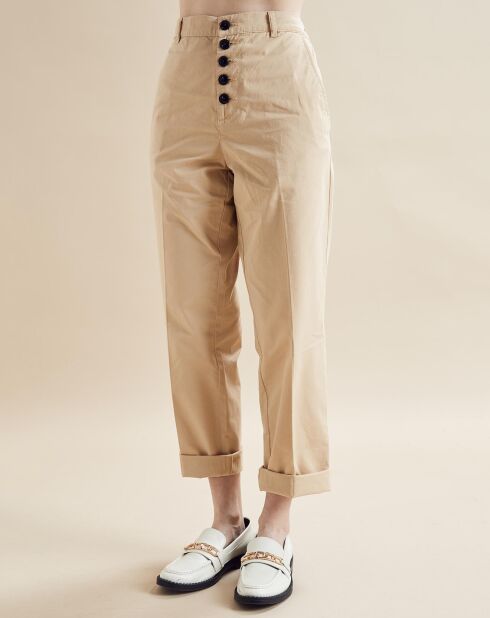 Beige Ray broek