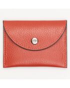 Kleine Lederwaren Alina dunkelorange - 10x8,5 cm