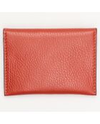 Kleine Lederwaren Alina dunkelorange - 10x8,5 cm