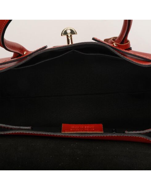 Sac à main en Cuir Jane orange foncé - 36x35x24cn cm