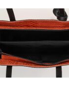 Sac à main en Cuir Rafa orange foncé - 32x25x13.5 cm