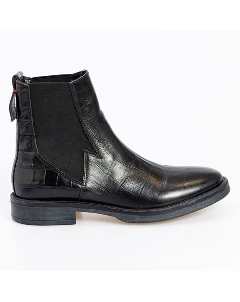 Chelsea Boots en Cuir Sydney noires