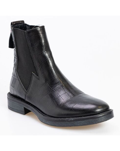 Chelsea Boots en Cuir Sydney noires