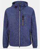 Veste zippée utility bleu marine