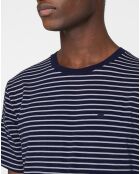 Blauw/wit matrozenshirt