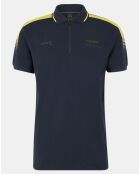 Polo Classic Fit Aston Martin Racing col zippé bleu marine