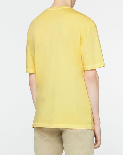 T-Shirt Light Wash Pastel jaune
