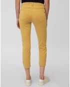 Pantalon slim crop Lulea jaune