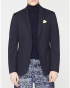 Veste Blazer à rayures bleu marine