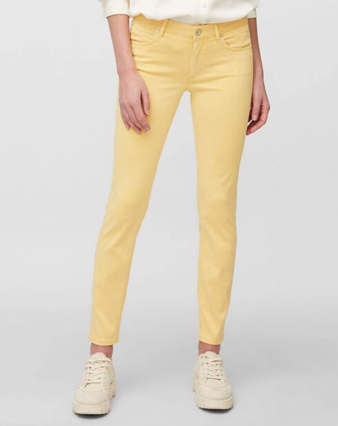 Pantalon slim lulea jaune