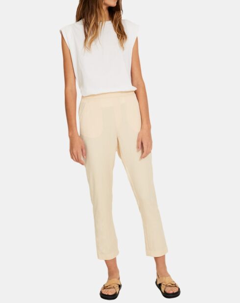 Gerade Hose Amélia, ecru