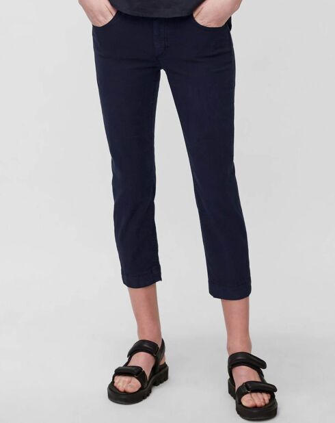 Pantalon slim crop Lulea bleu marine