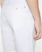 Bermuda chino Slim Fit Pima Stuart  blanc