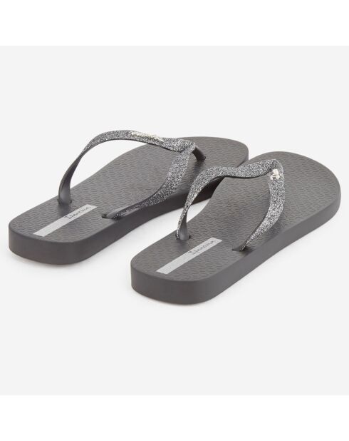 Antracietgrijze gerecyclede Lolita teenslippers