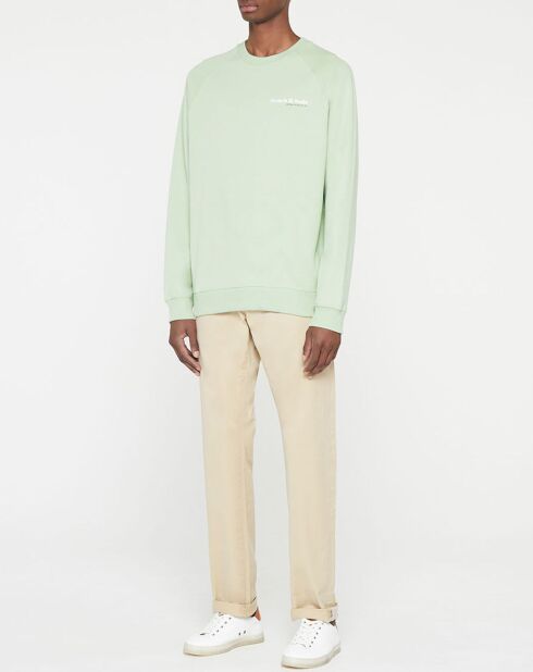 Sweat en Coton bio vert clair