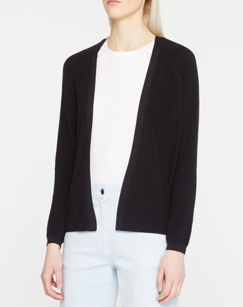 Gilet 100% Coton Bio Edna noir