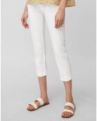 Pantalon slim crop Lulea blanc