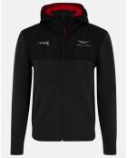 Sweat Aston Martin Racing Hood zippé gris