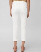 Pantalon slim crop Lulea blanc