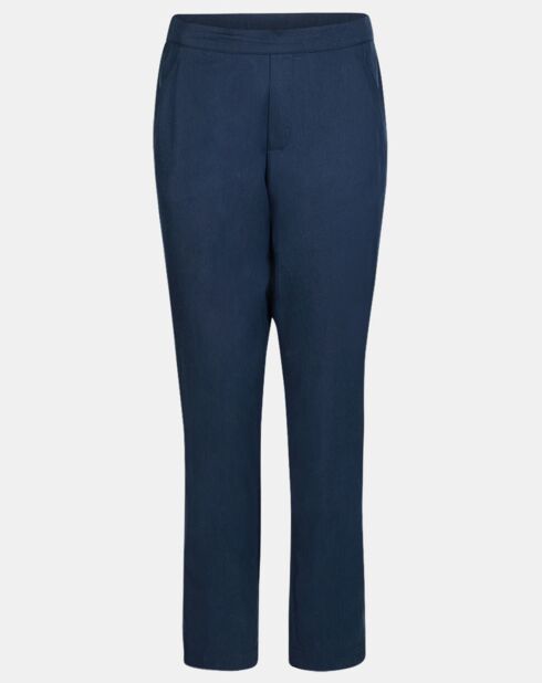 Marineblauwe rechte broek Amélia