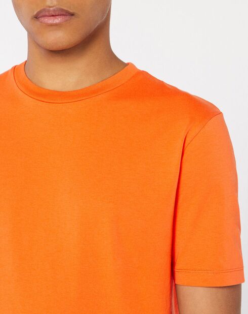 T-Shirt en Coton bio Basic uni orange
