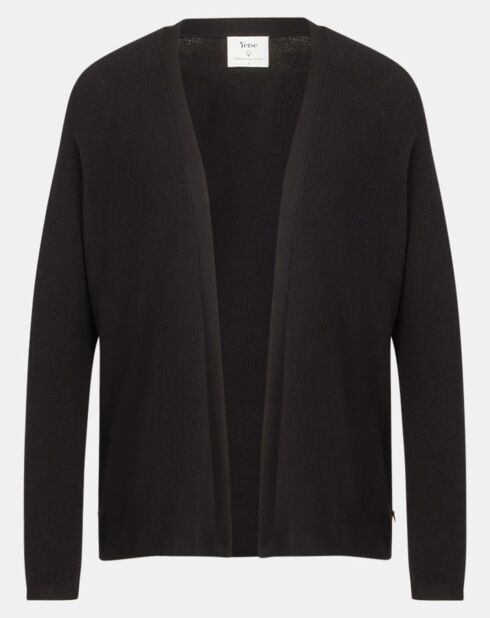 Gilet 100% Coton Bio Edna noir