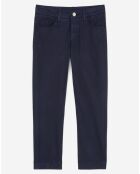 Pantalon slim crop Lulea bleu marine