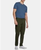 Pantalon chino Slim Fit Stuart uni stretch kaki