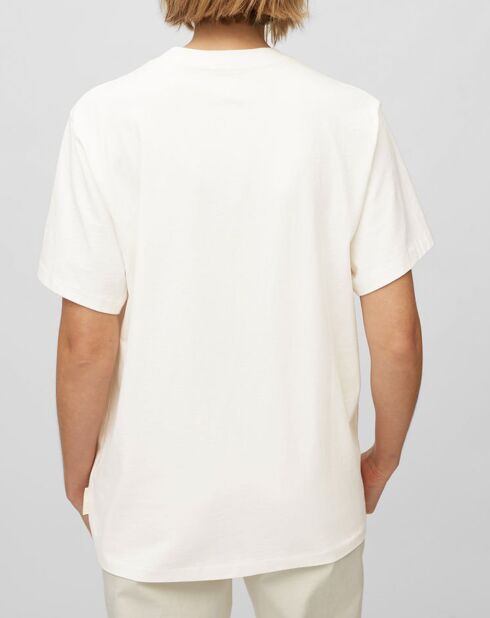 T-Shirt logo mop blanc