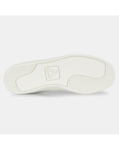 Baskets en Cuir Courtset blanc/beige