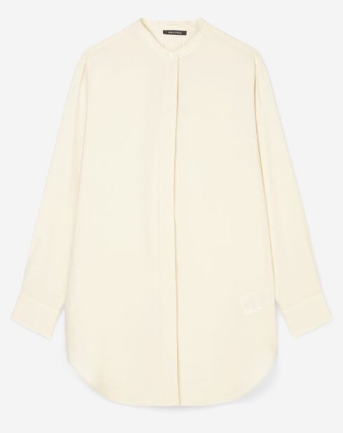 Chemise longue écrue