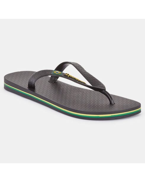 Chanclas negras recicladas de Brasil