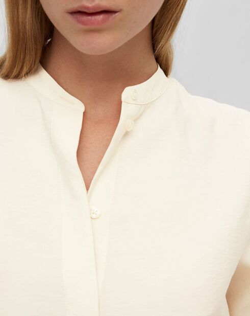 Chemise longue écrue
