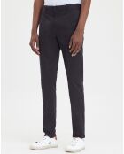 Pantalon chino en Coton bio Slim Fit bleu marine