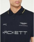 Polo Classic Fit Aston Martin Racing mix bleu/gris