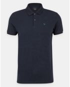 Polo Regular Fit piqué basic bleu marine