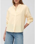 Chemise légère Fiona jaune