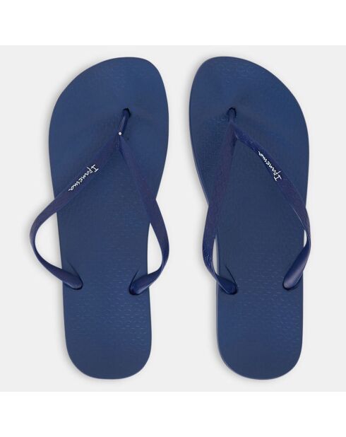 Gekleurde teenslippers van gerecycled maritiem materiaal