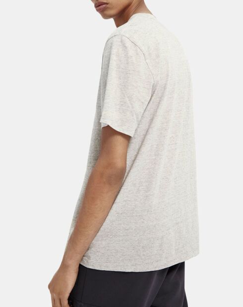 T-Shirt Logo gris chiné