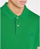 Polo droit vert