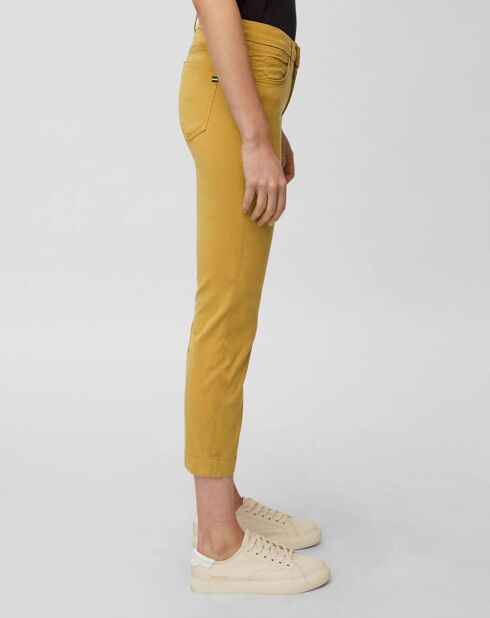 Pantalon slim crop Lulea jaune
