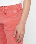 Pantalon Slim bull denim rouge