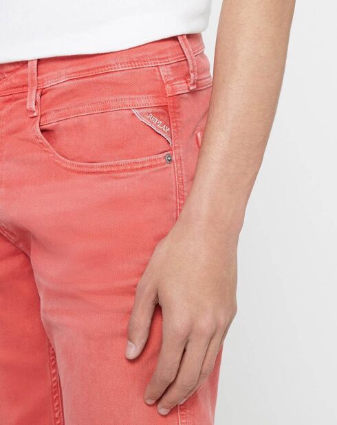 Pantalones rojos de mezclilla Slim Bull