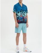 Chemise Regular Fit Hawaïenne multicolore/bleu
