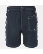 Short de Bain volley adn damier noir