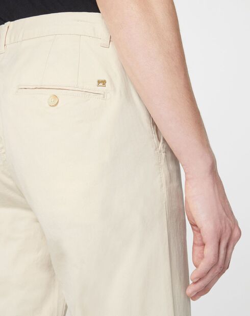 Pantalon chino Regular Fit Stuart écru